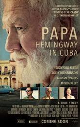 Papa Hemingway in Cuba poster